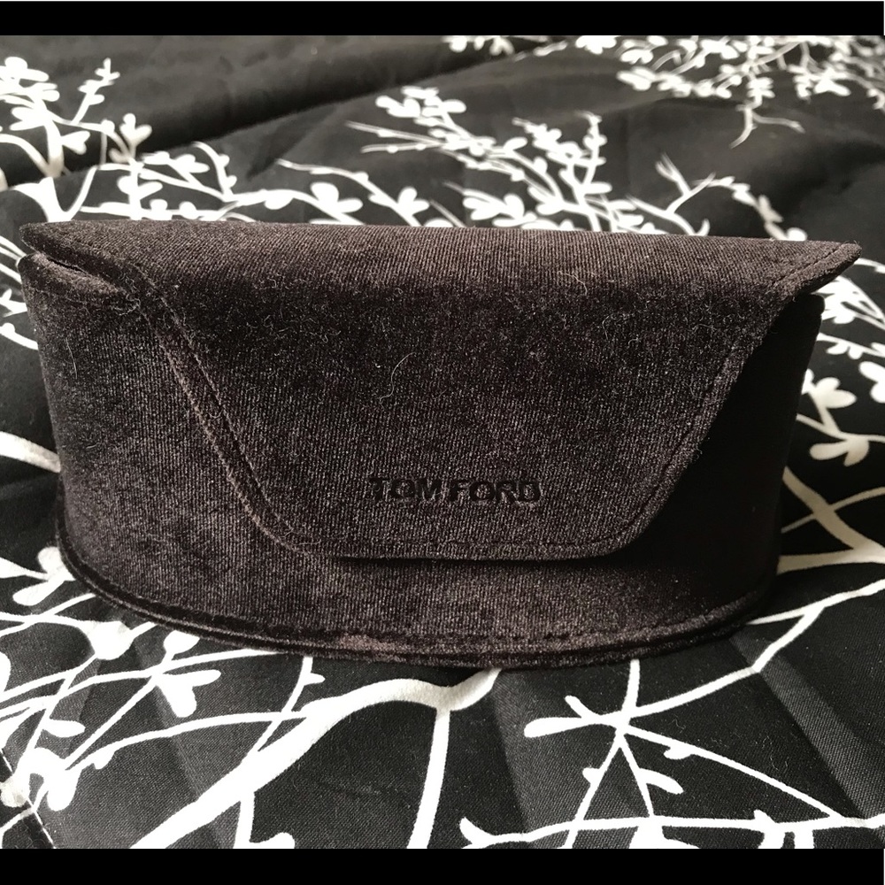 Tom Ford Velvet Black Sunglasses Case